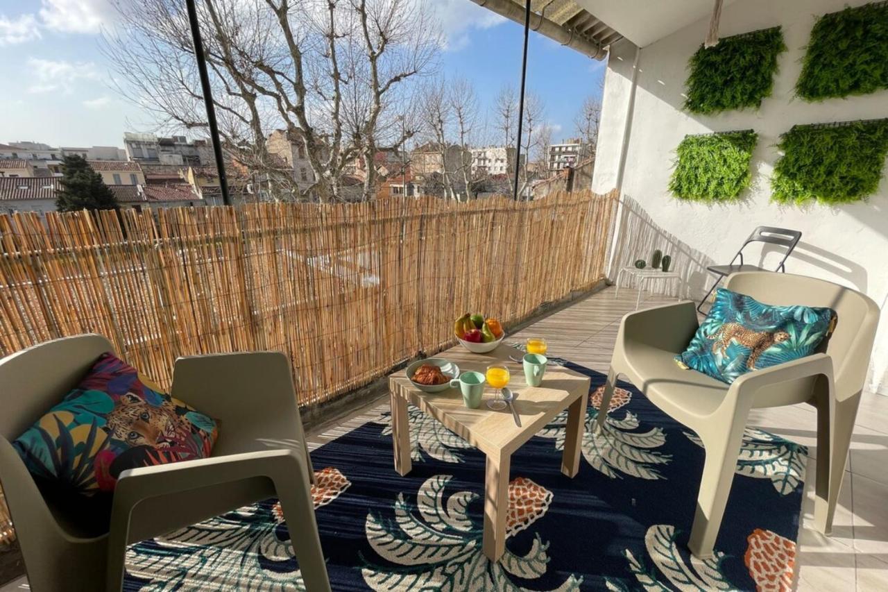 Apartament Le Jungle By Anderslocationterrassewifi-Netflix Marsylia Zewnętrze zdjęcie